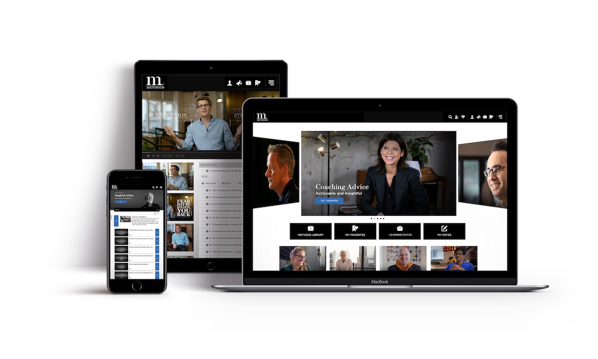 Preview of Methods platform on multiple devices.
